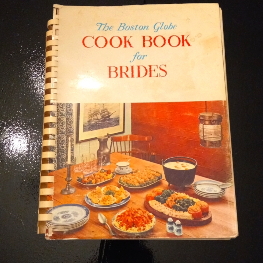 The Boston Globe Cook Book for Brides - rare hard to find 1963